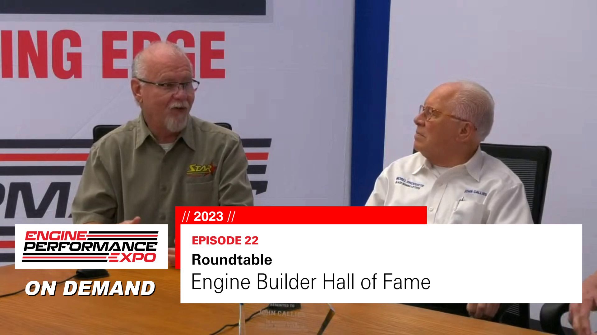 Engine Builder Hall of Fame Engine Performance Expo